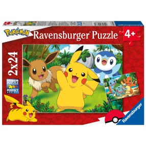 Ravensburger - Puzzle dla dzieci Pokemon 2x24 elem. 056682