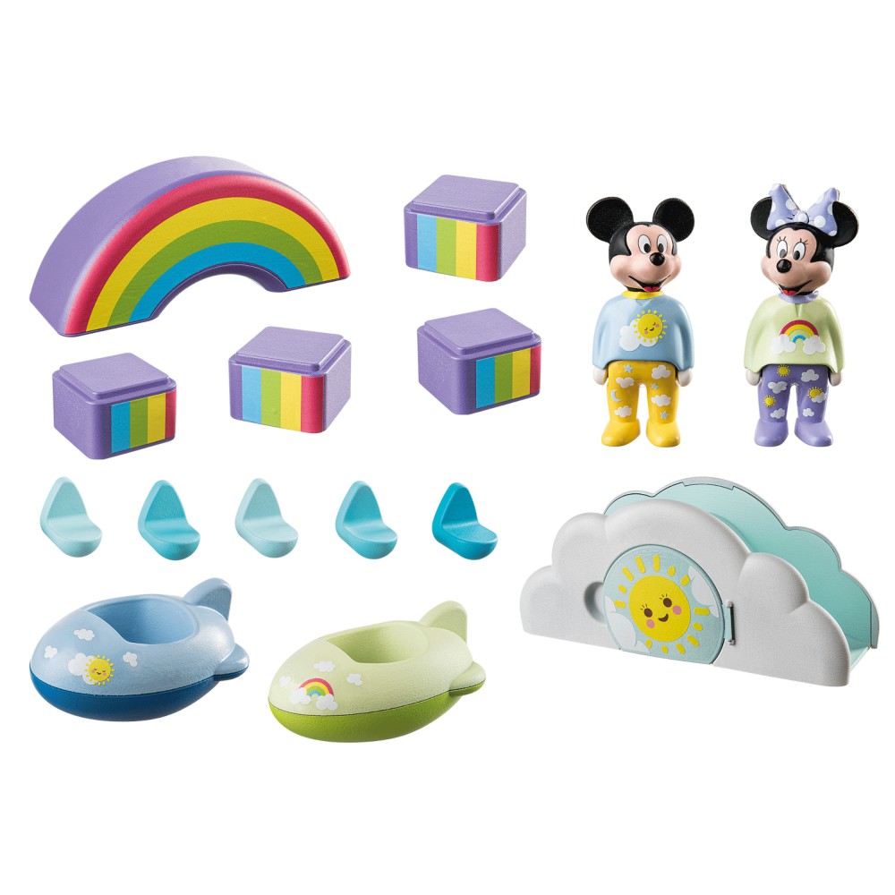 Playmobil - 1.2.3 & Disney Domek w chmurach Miki i Minnie 71319