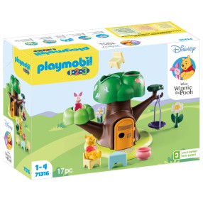 Playmobil - 1.2.3 & Disney Domek w drzewie Kubusia Puchatka i Prosiaczka 71316