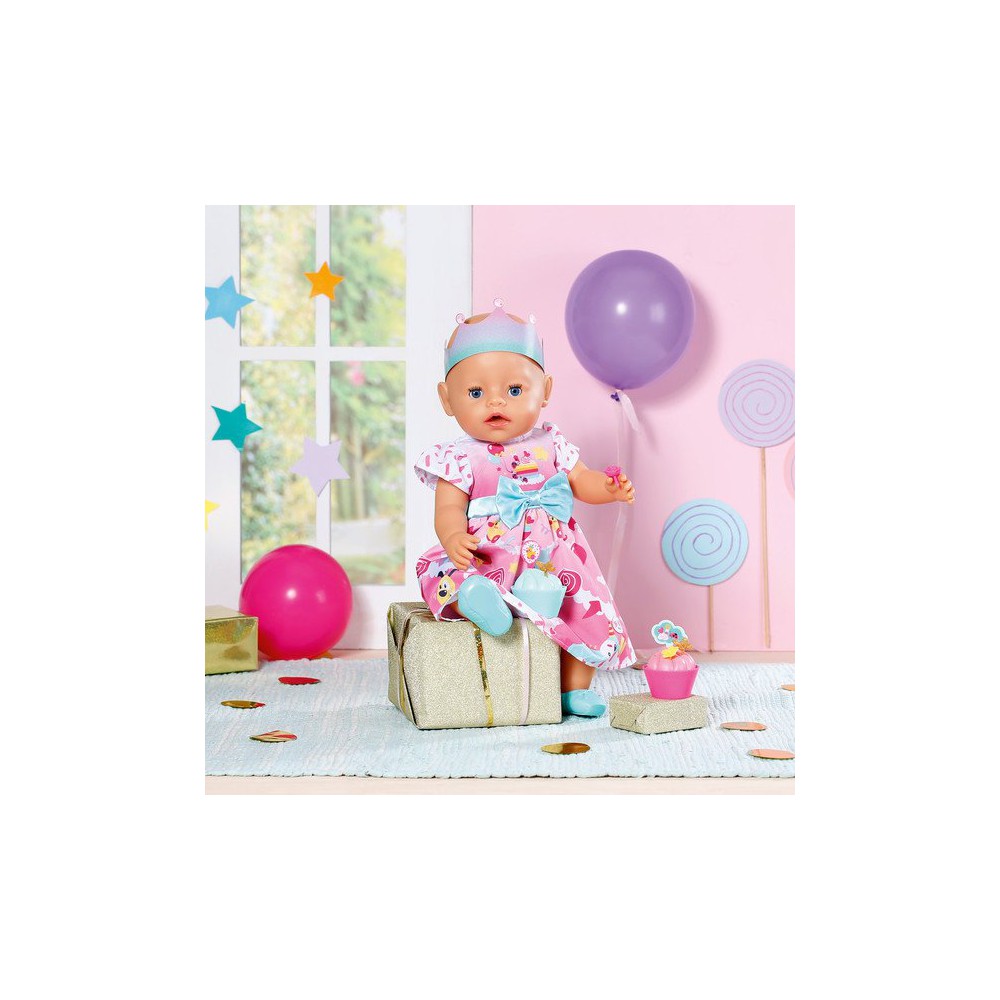 BABY born - Sukienka urodzinowa Dla lalki 43 cm 834152