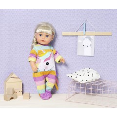 BABY born Dolly Moda - Kolorowe śpioszki z jednorożcem Dla lalki 43 cm 870501