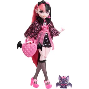 Monster High - Lalka podstawowa Draculaura + zwierzątko HHK51
