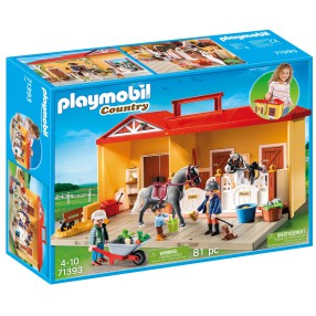 Playmobil - Country Nowa przenośna stajnia 71393X