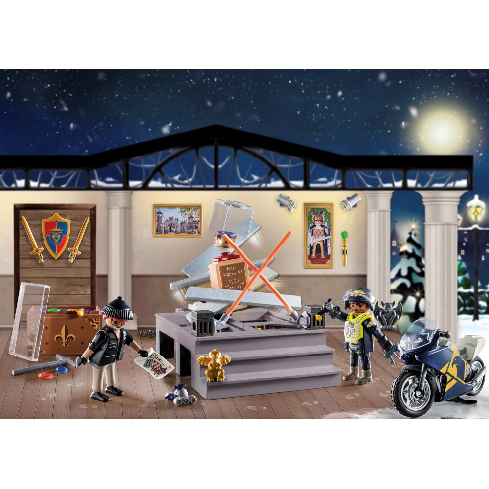 Playmobil - Kalendarz adwentowy 2023 Policja Kradzież w muzeum 71347
