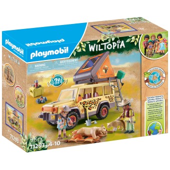 Playmobil - Wiltopia Z samochodem terenowym wśród lwów 71293
