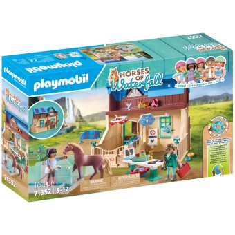 Playmobil - Horses of Waterfall Hipoterapia i lecznica zwierząt 71352