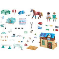 Playmobil - Horses of Waterfall Hipoterapia i lecznica zwierząt 71352