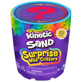 Kinetic Sand - Dzikie stworzonka Zestaw piasku kinetycznego w formie niespodzianki 20141884