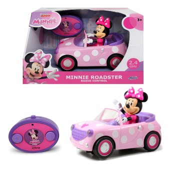 Jada RC Disney - Samochód zdalnie sterowany Myszka Minnie Roadster 3074001