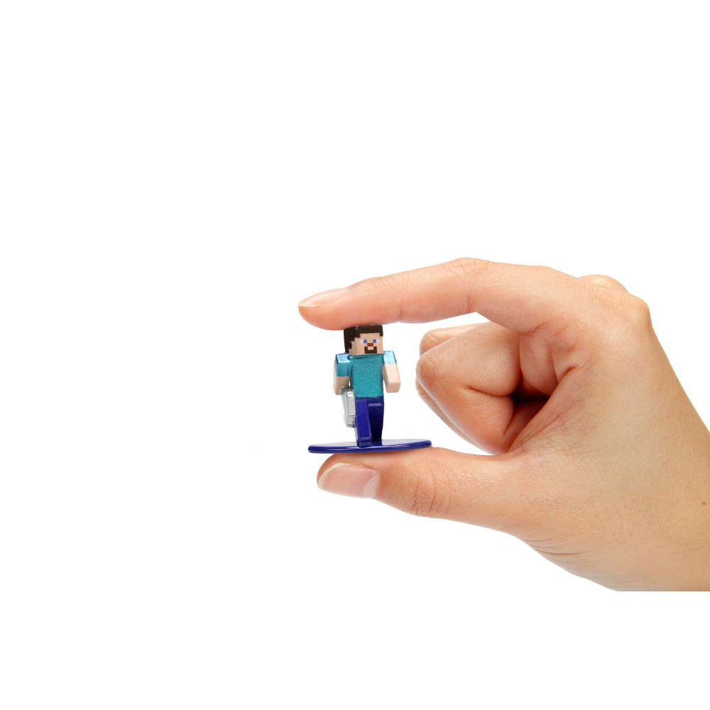 Jada Minecraft - Metalowa figurka kolekcjonerska Steve-Iron Sword 3261002 L