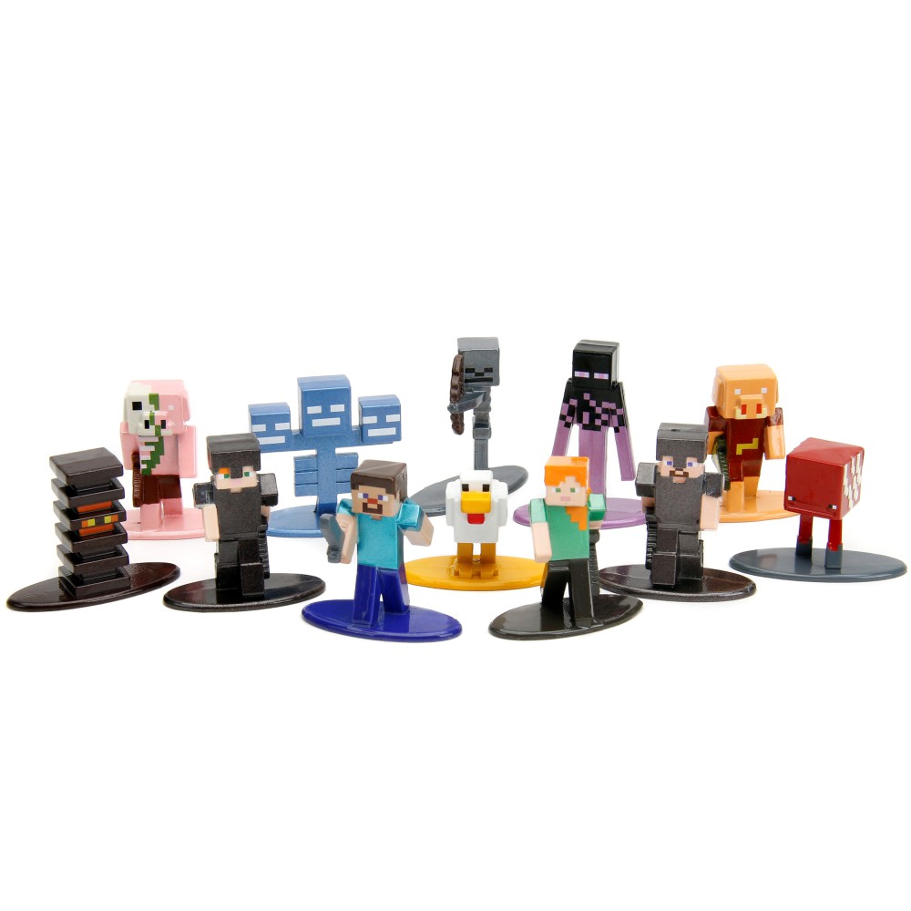 Jada Minecraft - Metalowa figurka kolekcjonerska Steve in Netherite Armor 3261002 I