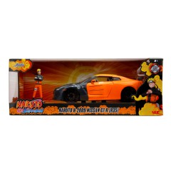Jada Naruto - Metalowy samochód 2009 Nissan GT-R + figurka Naruto Uzumaki 3255054