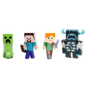 Jada Minecraft - Zestaw czterech metalowych figurek kolekcjonerskich 3262001