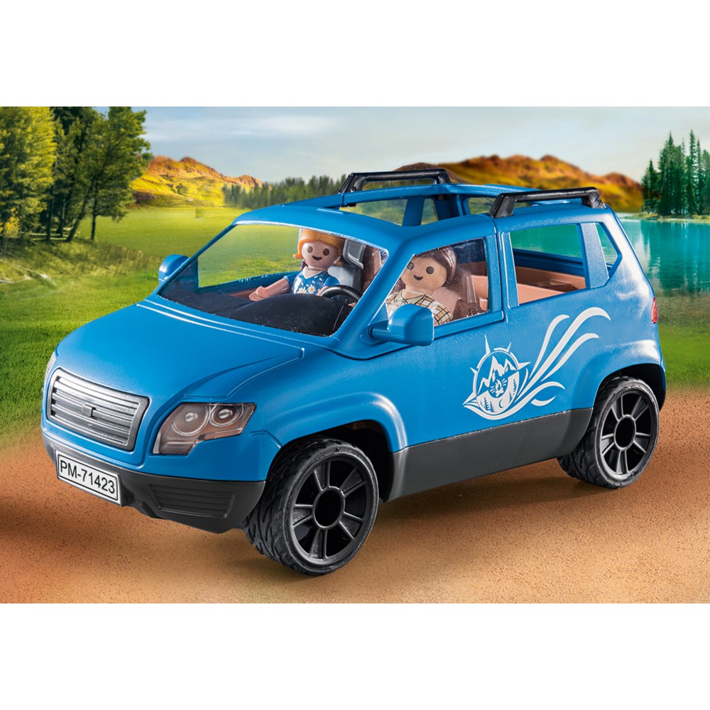 Playmobil - Family Fun Samochód z przyczepą kempingową 71423