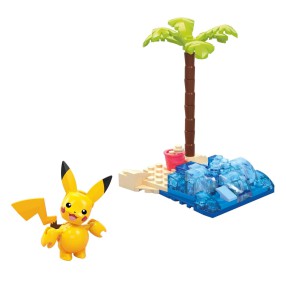 MEGA Pokemon - Pikachu na plaży Zestaw klocków konstrukcyjnych 79 elem. HDL76