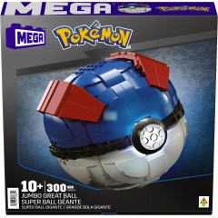 MEGA Pokemon - Duży GreatBall Zestaw klocków konstrukcyjnych 299 elem. HMW04