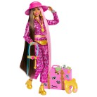 Barbie Extra Fly - Lalka Safari w stroju ze zwierzęcym nadrukiem + akcesoria HPT48