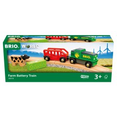 Brio - Trains & Vehicles Pociąg na baterie Farma 36018