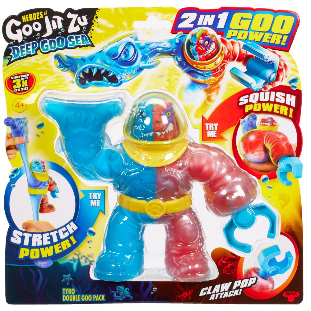 Goo Jit Zu Deep Goo Sea - Rozciągliwa figurka Tyro Double Goo Pack GOJ42685