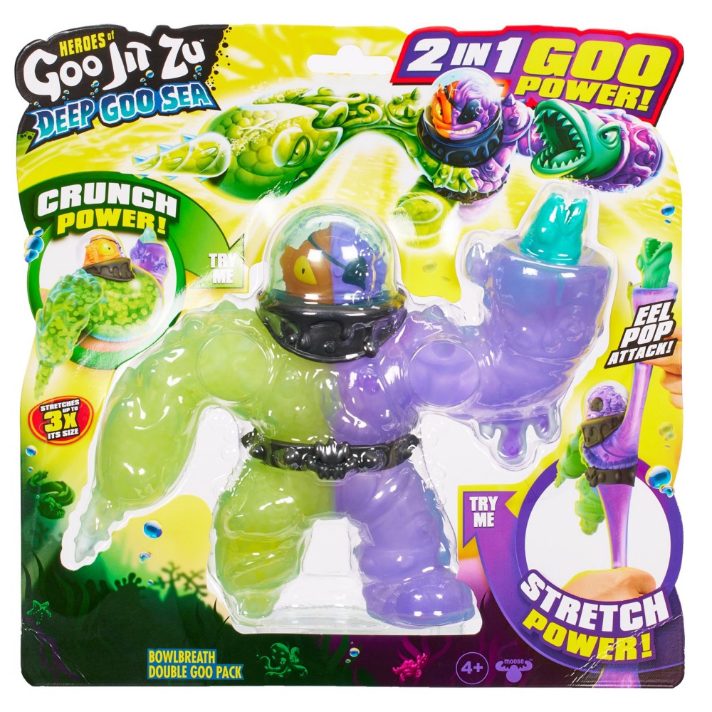 Goo Jit Zu Deep Goo Sea - Rozciągliwa figurka Bowlbreath Double Goo Pack GOJ42686