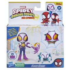 Hasbro Spidey Amazing Friends - Figurka superbohatera Ghost-Spider Web-Spinners F7258