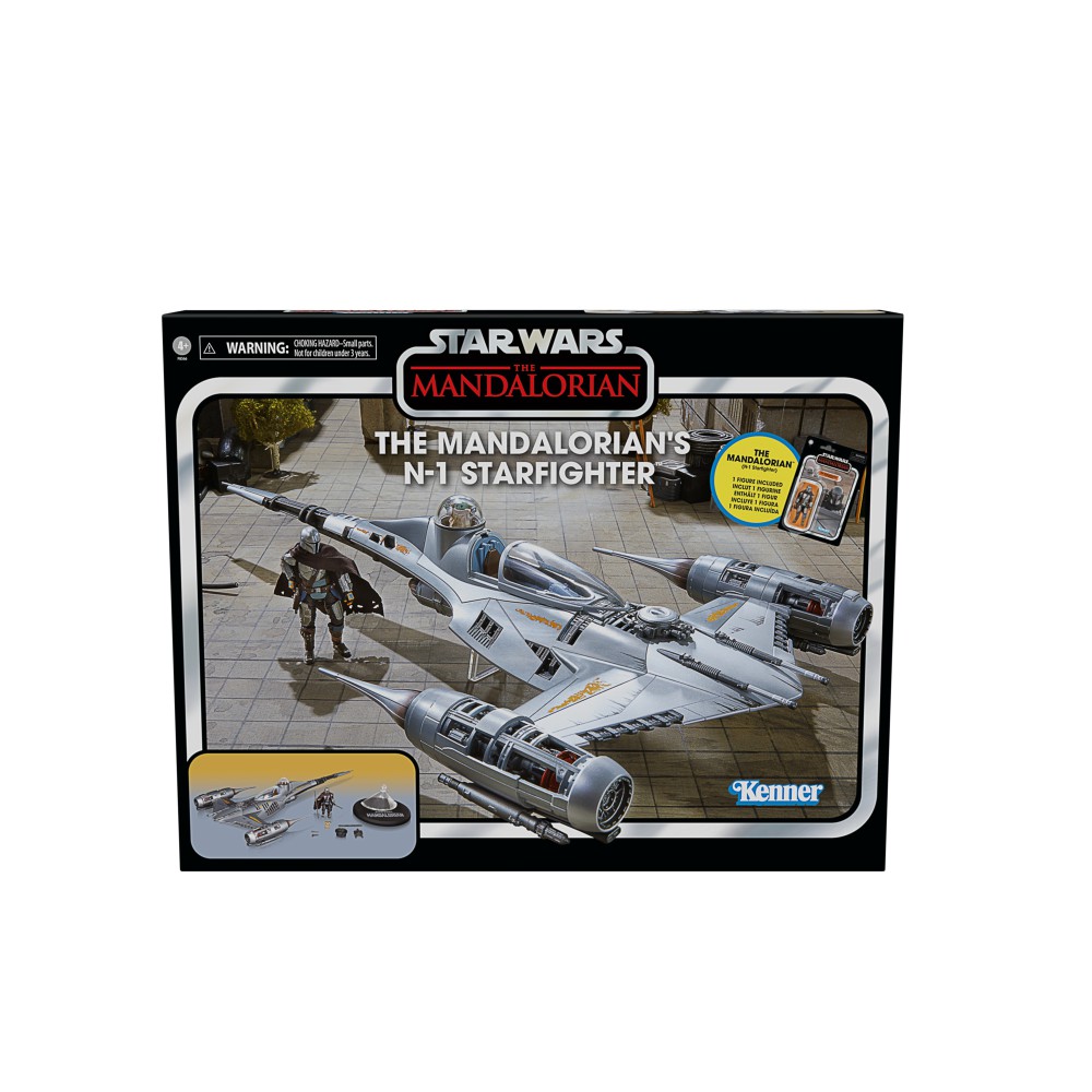 Hasbro Star Wars - The Vintage Collection The Mandalorian’s N-1 Starfighter + Figurka Grogu F8366