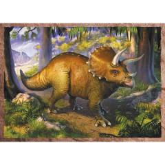 Trefl - Puzzle Ciekawe Dinozaury 4w1 207 elem. 34383
