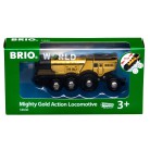 Brio - World Lokomotywa w kolorze metalicznego złota na baterie 33630
