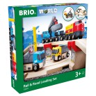 Kolejka BRIO - Drogowo-kolejowy zestaw załadunkowy 33210