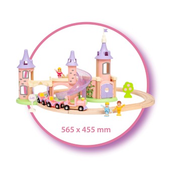 Brio - Disney Princess Kolejka Zamek Księżniczek 33312