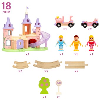 Brio - Disney Princess Kolejka Zamek Księżniczek 33312