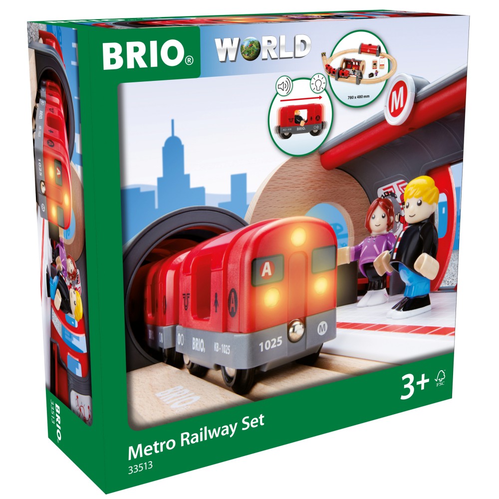 Brio - World Dworzec kolejowy Zestaw startowy 33513