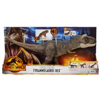 Jurassic World - Duży dinozaur Tyranozaur Niszcz i pożeraj Figurka akcji HDY55