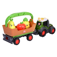 Dickie ABC - Traktor Fendt z przyczepą i owocami Światło i dźwięk 4115010