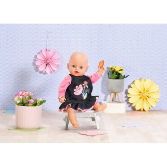 BABY born - Jeansowa sukienka Dla lalki 43 cm 871010