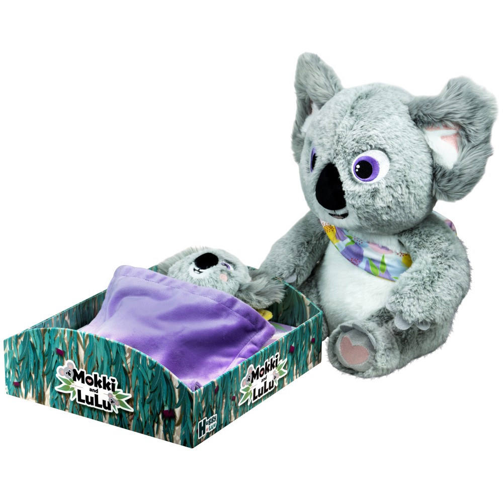 Huggy Luv - Mama koala Mokki i jej dziecko Lulu Interaktywne DKO0373