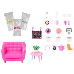 Barbie - Relaks w kafejce Zestaw z lalką Barbie i 22 akcesoriami HKT94