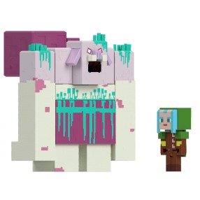 Minecraft Legends - Duża figurka Dewastator + figurka Strażnika HNC08