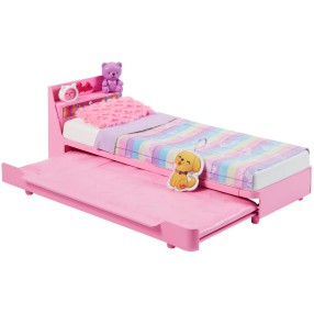 Barbie - Sypialnia dla lalki z łóżeczkiem i akcesoriami HMM64