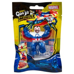 Goo Jit Zu Minis - Rozciągliwa figurka Marvel Kapitan Ameryka GOJ41380 F