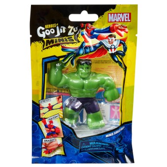 Goo Jit Zu Minis - Rozciągliwa figurka Marvel Hulk GOJ41380 B