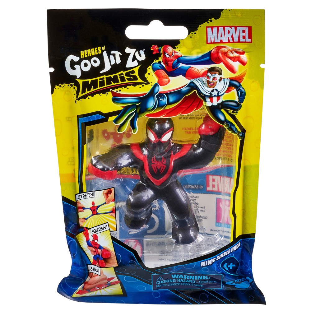 Goo Jit Zu Minis - Rozciągliwa figurka Marvel Spider Man GOJ41380 A
