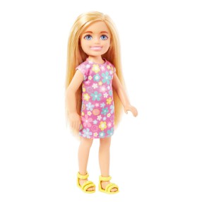 Barbie - Club Chelsea Lalka w sukience w drobne kwiatki HKD89