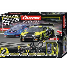 Carrera GO!!! - Tor samochodowy 6,3 m GT Super Challenge + 2 samochody 62563