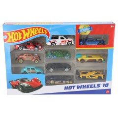 Hot Wheels - Małe samochodziki 10-pak 54886 99