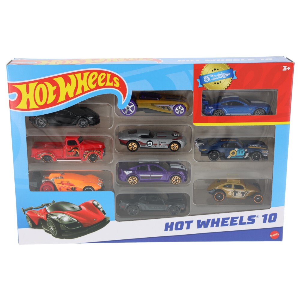 Hot Wheels - Małe samochodziki 10-pak 54886 102