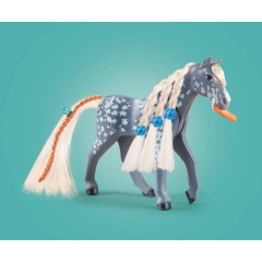 Playmobil - Horses of Waterfall Amelia i koń Whisper z boksem stajennym 71353