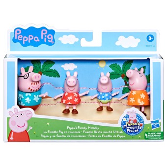 Hasbro Świnka Peppa - Zestaw figurek Rodzinne wakacje 4-pack F8082