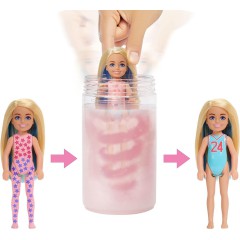 Barbie Color Reveal - Lalka Chelsea Seria sportowa Niespodzianka HKT85