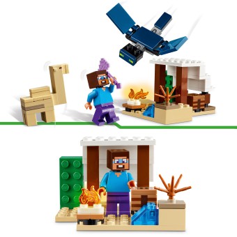 LEGO Minecraft - Pustynna wyprawa Steve’a 21251